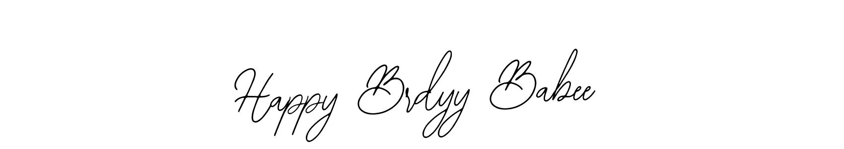 How to make Happy Brdyy Babee signature? Bearetta-2O07w is a professional autograph style. Create handwritten signature for Happy Brdyy Babee name. Happy Brdyy Babee signature style 12 images and pictures png