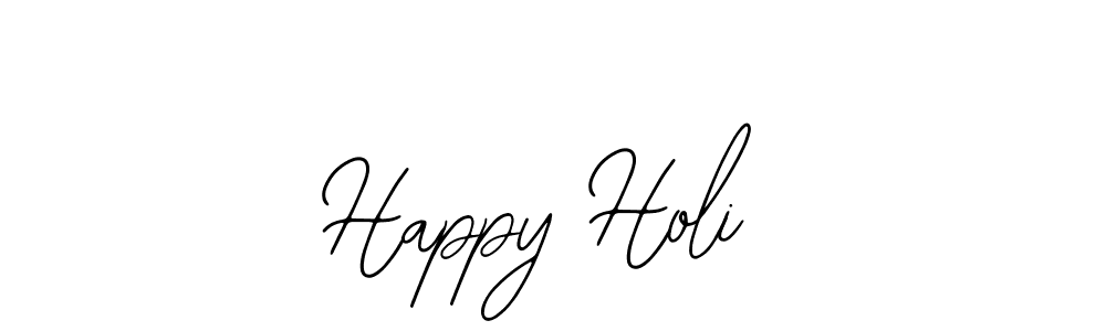 The best way (Bearetta-2O07w) to make a short signature is to pick only two or three words in your name. The name Happy Holi include a total of six letters. For converting this name. Happy Holi signature style 12 images and pictures png