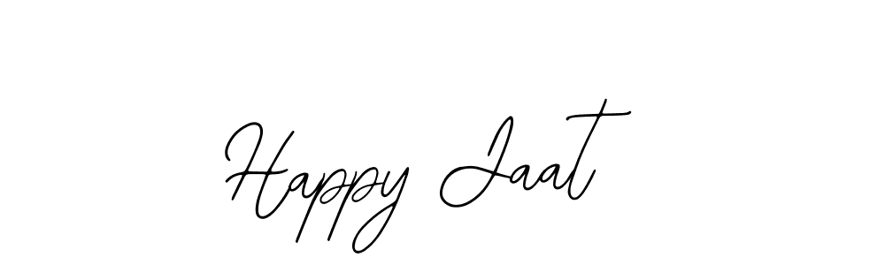 How to make Happy Jaat name signature. Use Bearetta-2O07w style for creating short signs online. This is the latest handwritten sign. Happy Jaat signature style 12 images and pictures png