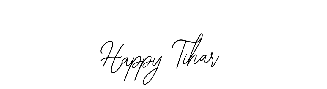 Design your own signature with our free online signature maker. With this signature software, you can create a handwritten (Bearetta-2O07w) signature for name Happy Tihar. Happy Tihar signature style 12 images and pictures png