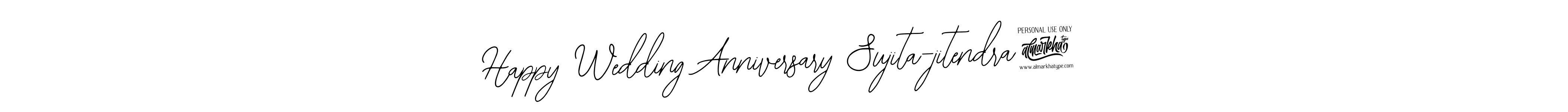 It looks lik you need a new signature style for name Happy Wedding Anniversary Sujita-jitendra!. Design unique handwritten (Bearetta-2O07w) signature with our free signature maker in just a few clicks. Happy Wedding Anniversary Sujita-jitendra! signature style 12 images and pictures png