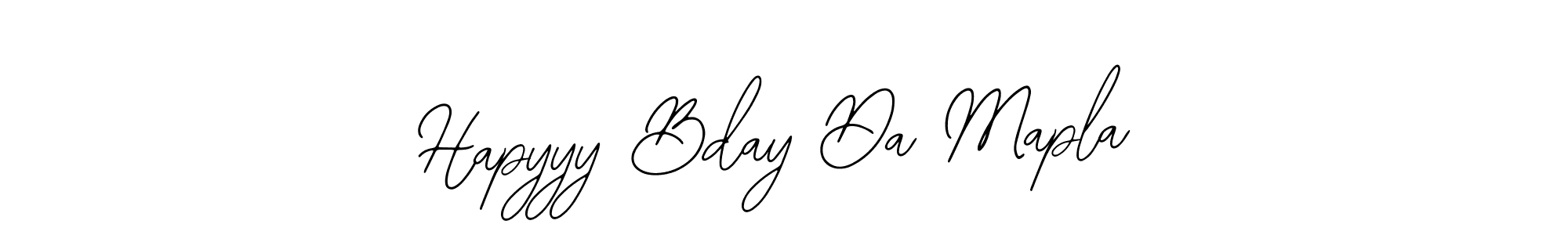 How to make Hapyyy Bday Da Mapla name signature. Use Bearetta-2O07w style for creating short signs online. This is the latest handwritten sign. Hapyyy Bday Da Mapla signature style 12 images and pictures png