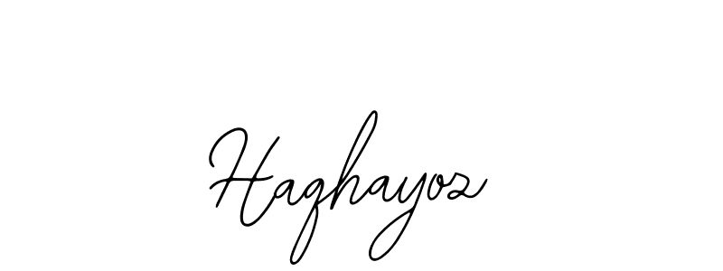 Design your own signature with our free online signature maker. With this signature software, you can create a handwritten (Bearetta-2O07w) signature for name Haqhayoz. Haqhayoz signature style 12 images and pictures png