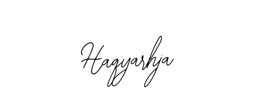 Make a beautiful signature design for name Haqyarhja. With this signature (Bearetta-2O07w) style, you can create a handwritten signature for free. Haqyarhja signature style 12 images and pictures png