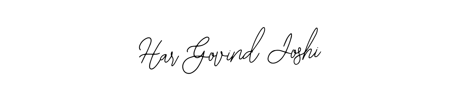 Design your own signature with our free online signature maker. With this signature software, you can create a handwritten (Bearetta-2O07w) signature for name Har Govind Joshi. Har Govind Joshi signature style 12 images and pictures png