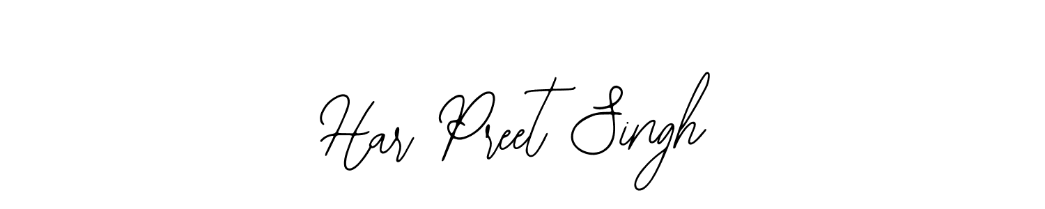 You should practise on your own different ways (Bearetta-2O07w) to write your name (Har Preet Singh) in signature. don't let someone else do it for you. Har Preet Singh signature style 12 images and pictures png
