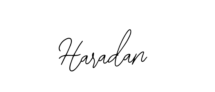 You should practise on your own different ways (Bearetta-2O07w) to write your name (Haradan) in signature. don't let someone else do it for you. Haradan signature style 12 images and pictures png