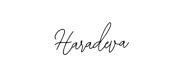 Use a signature maker to create a handwritten signature online. With this signature software, you can design (Bearetta-2O07w) your own signature for name Haradeva. Haradeva signature style 12 images and pictures png