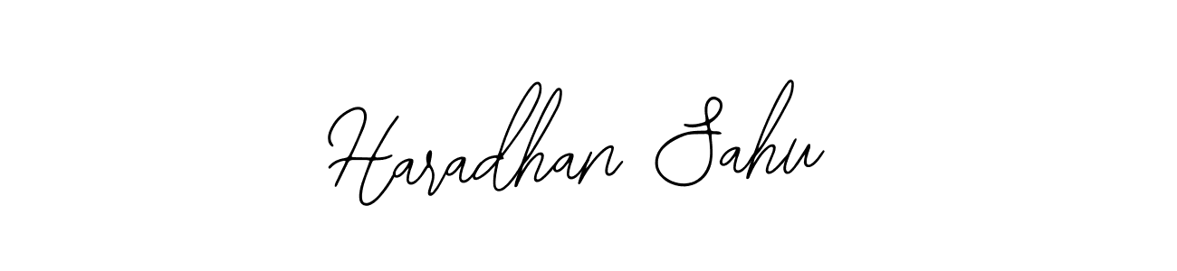 Use a signature maker to create a handwritten signature online. With this signature software, you can design (Bearetta-2O07w) your own signature for name Haradhan Sahu. Haradhan Sahu signature style 12 images and pictures png