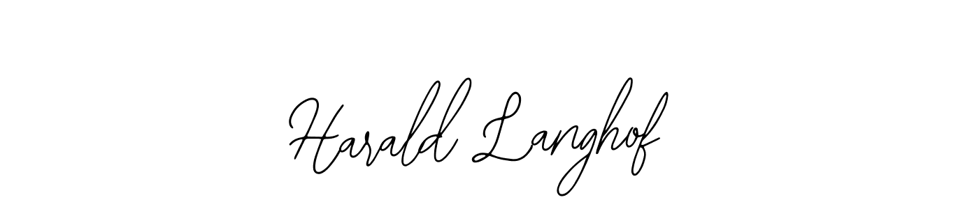 It looks lik you need a new signature style for name Harald Langhof. Design unique handwritten (Bearetta-2O07w) signature with our free signature maker in just a few clicks. Harald Langhof signature style 12 images and pictures png