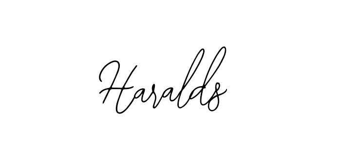 Also You can easily find your signature by using the search form. We will create Haralds name handwritten signature images for you free of cost using Bearetta-2O07w sign style. Haralds signature style 12 images and pictures png