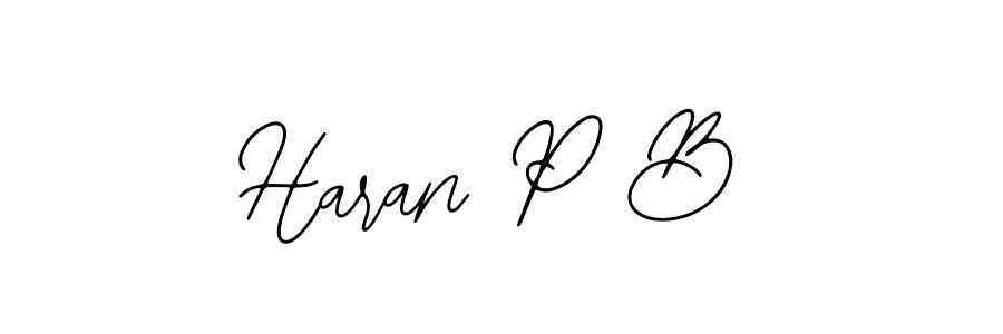 How to make Haran P B signature? Bearetta-2O07w is a professional autograph style. Create handwritten signature for Haran P B name. Haran P B signature style 12 images and pictures png