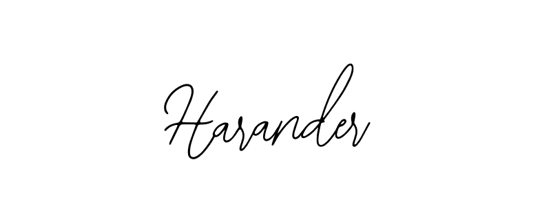 How to Draw Harander signature style? Bearetta-2O07w is a latest design signature styles for name Harander. Harander signature style 12 images and pictures png