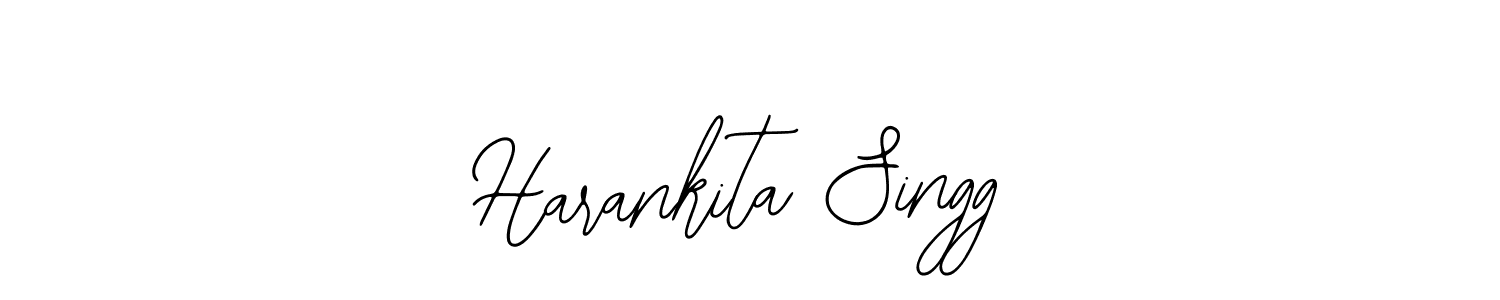 Design your own signature with our free online signature maker. With this signature software, you can create a handwritten (Bearetta-2O07w) signature for name Harankita Singg. Harankita Singg signature style 12 images and pictures png