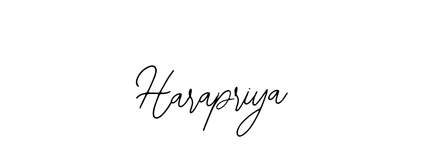 How to make Harapriya signature? Bearetta-2O07w is a professional autograph style. Create handwritten signature for Harapriya name. Harapriya signature style 12 images and pictures png