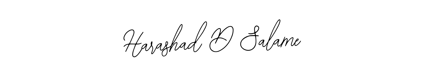 if you are searching for the best signature style for your name Harashad D Salame. so please give up your signature search. here we have designed multiple signature styles  using Bearetta-2O07w. Harashad D Salame signature style 12 images and pictures png