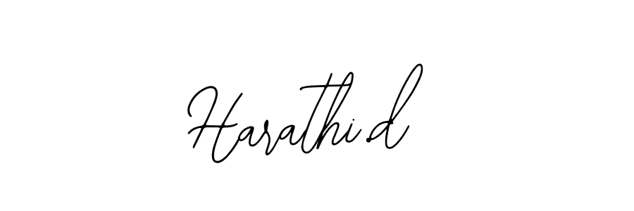 You should practise on your own different ways (Bearetta-2O07w) to write your name (Harathi.d) in signature. don't let someone else do it for you. Harathi.d signature style 12 images and pictures png