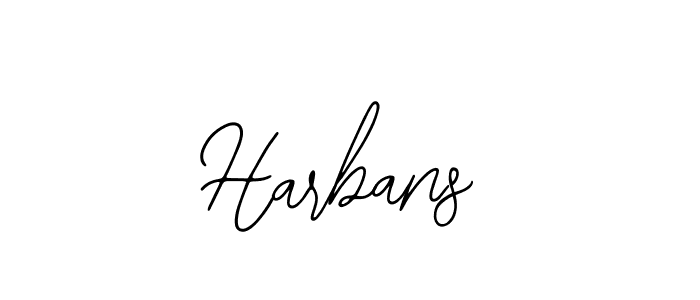 Design your own signature with our free online signature maker. With this signature software, you can create a handwritten (Bearetta-2O07w) signature for name Harbans. Harbans signature style 12 images and pictures png