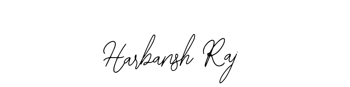 Use a signature maker to create a handwritten signature online. With this signature software, you can design (Bearetta-2O07w) your own signature for name Harbansh Raj. Harbansh Raj signature style 12 images and pictures png