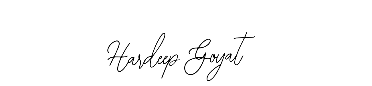 How to make Hardeep Goyat signature? Bearetta-2O07w is a professional autograph style. Create handwritten signature for Hardeep Goyat name. Hardeep Goyat signature style 12 images and pictures png