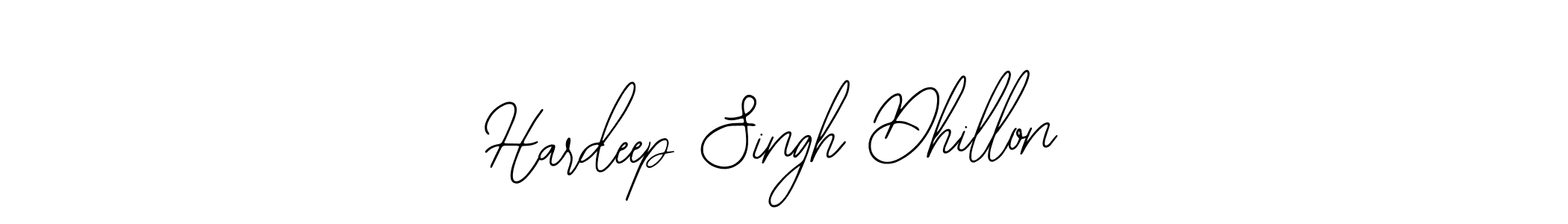 How to make Hardeep Singh Dhillon name signature. Use Bearetta-2O07w style for creating short signs online. This is the latest handwritten sign. Hardeep Singh Dhillon signature style 12 images and pictures png