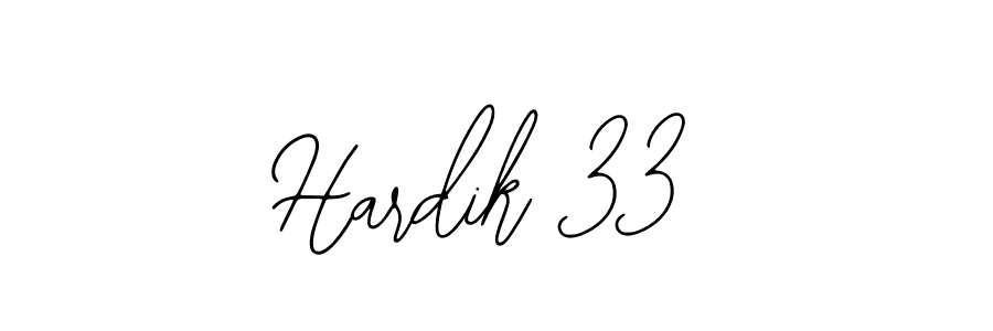 Make a beautiful signature design for name Hardik 33. Use this online signature maker to create a handwritten signature for free. Hardik 33 signature style 12 images and pictures png