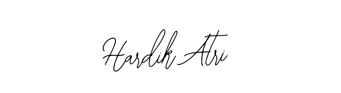 The best way (Bearetta-2O07w) to make a short signature is to pick only two or three words in your name. The name Hardik Atri include a total of six letters. For converting this name. Hardik Atri signature style 12 images and pictures png