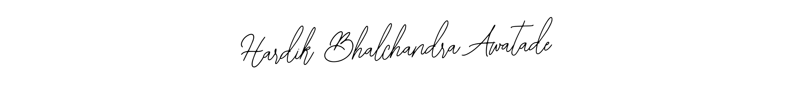 Create a beautiful signature design for name Hardik Bhalchandra Awatade. With this signature (Bearetta-2O07w) fonts, you can make a handwritten signature for free. Hardik Bhalchandra Awatade signature style 12 images and pictures png