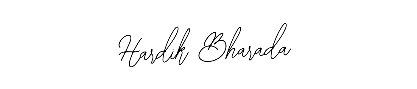How to Draw Hardik Bharada signature style? Bearetta-2O07w is a latest design signature styles for name Hardik Bharada. Hardik Bharada signature style 12 images and pictures png
