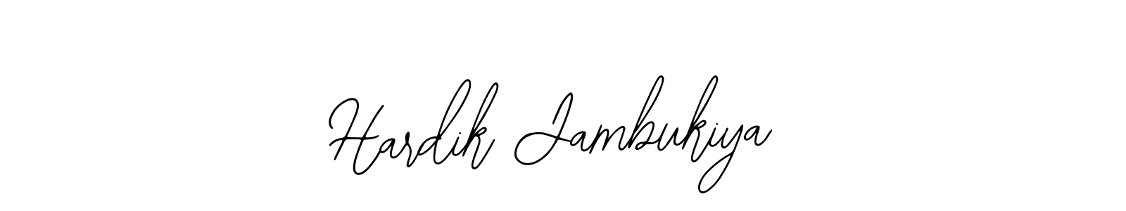Bearetta-2O07w is a professional signature style that is perfect for those who want to add a touch of class to their signature. It is also a great choice for those who want to make their signature more unique. Get Hardik Jambukiya name to fancy signature for free. Hardik Jambukiya signature style 12 images and pictures png