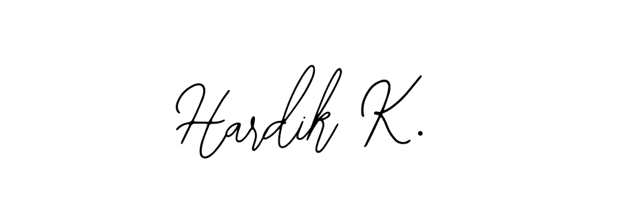 Best and Professional Signature Style for Hardik K.. Bearetta-2O07w Best Signature Style Collection. Hardik K. signature style 12 images and pictures png