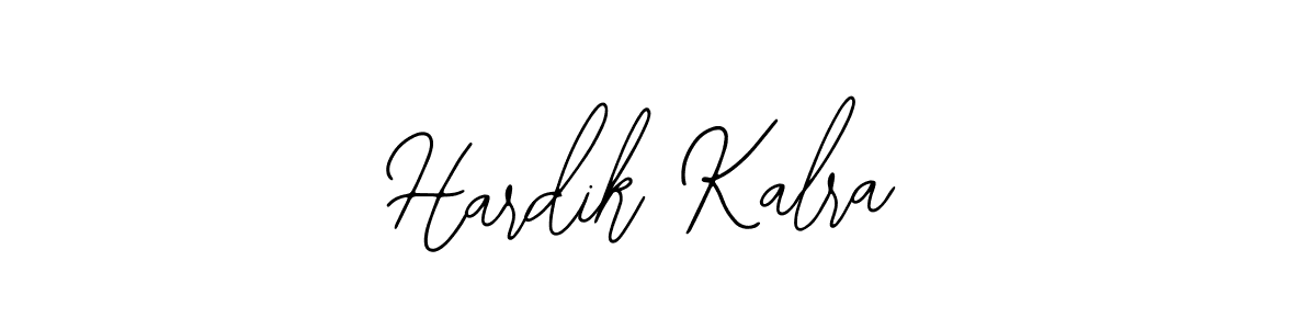 Design your own signature with our free online signature maker. With this signature software, you can create a handwritten (Bearetta-2O07w) signature for name Hardik Kalra. Hardik Kalra signature style 12 images and pictures png