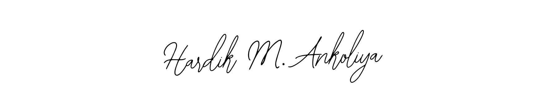 You can use this online signature creator to create a handwritten signature for the name Hardik M. Ankoliya. This is the best online autograph maker. Hardik M. Ankoliya signature style 12 images and pictures png