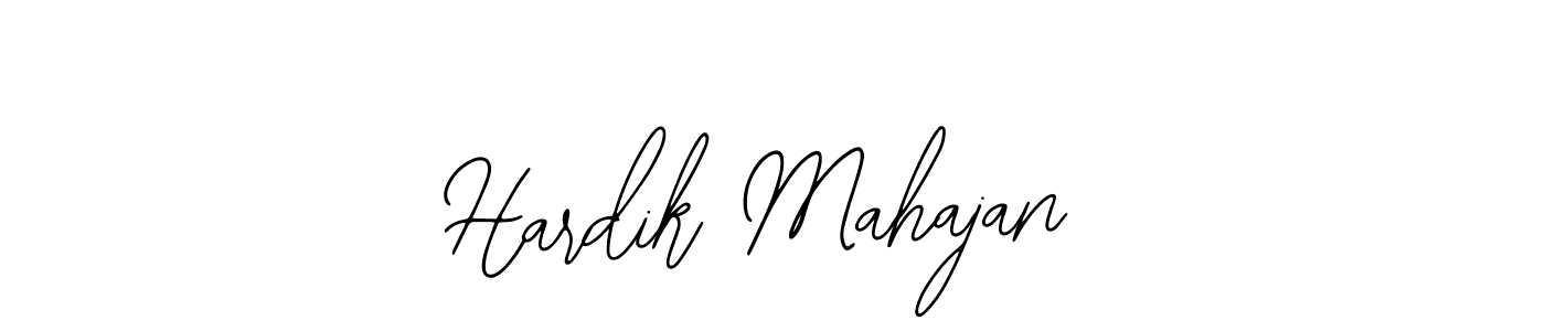 Also we have Hardik Mahajan name is the best signature style. Create professional handwritten signature collection using Bearetta-2O07w autograph style. Hardik Mahajan signature style 12 images and pictures png