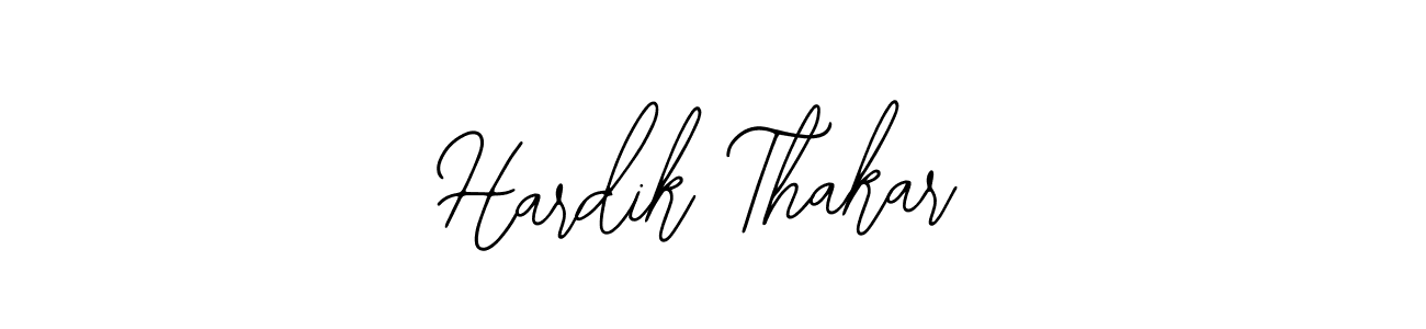 Create a beautiful signature design for name Hardik Thakar. With this signature (Bearetta-2O07w) fonts, you can make a handwritten signature for free. Hardik Thakar signature style 12 images and pictures png