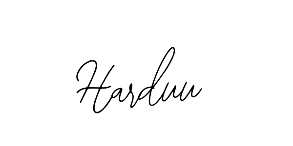 if you are searching for the best signature style for your name Harduu. so please give up your signature search. here we have designed multiple signature styles  using Bearetta-2O07w. Harduu signature style 12 images and pictures png