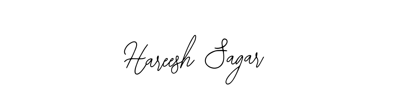 This is the best signature style for the Hareesh Sagar name. Also you like these signature font (Bearetta-2O07w). Mix name signature. Hareesh Sagar signature style 12 images and pictures png