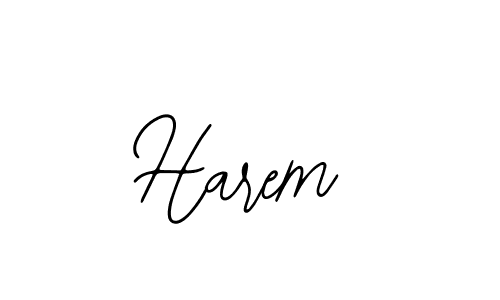 Also we have Harem name is the best signature style. Create professional handwritten signature collection using Bearetta-2O07w autograph style. Harem signature style 12 images and pictures png