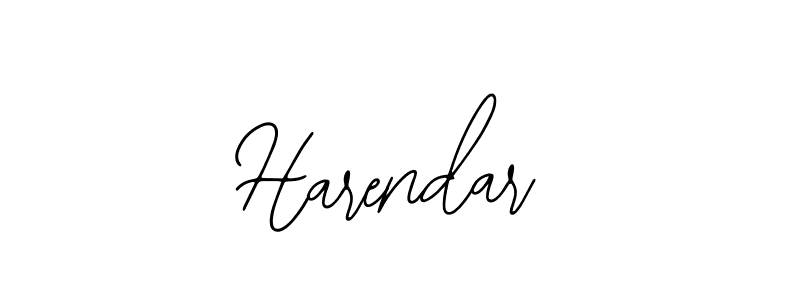 if you are searching for the best signature style for your name Harendar. so please give up your signature search. here we have designed multiple signature styles  using Bearetta-2O07w. Harendar signature style 12 images and pictures png