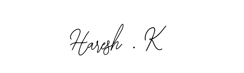 This is the best signature style for the Haresh . K name. Also you like these signature font (Bearetta-2O07w). Mix name signature. Haresh . K signature style 12 images and pictures png