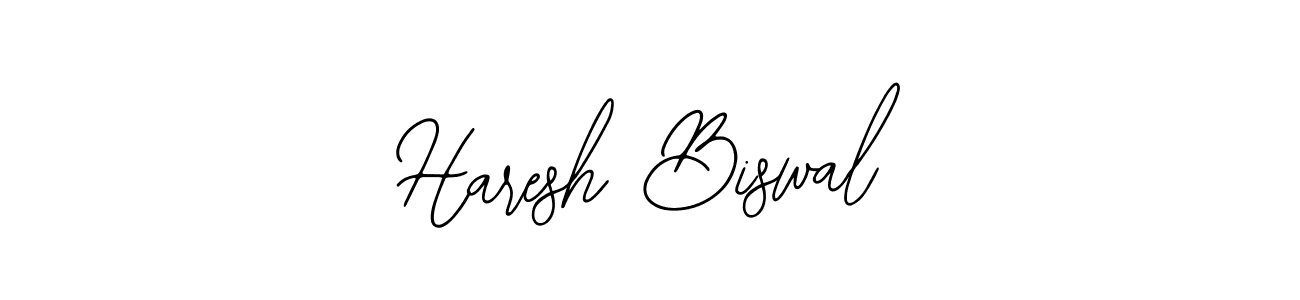 Use a signature maker to create a handwritten signature online. With this signature software, you can design (Bearetta-2O07w) your own signature for name Haresh Biswal. Haresh Biswal signature style 12 images and pictures png