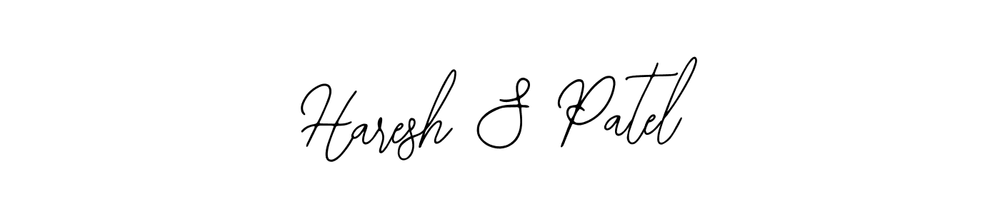 This is the best signature style for the Haresh S Patel name. Also you like these signature font (Bearetta-2O07w). Mix name signature. Haresh S Patel signature style 12 images and pictures png