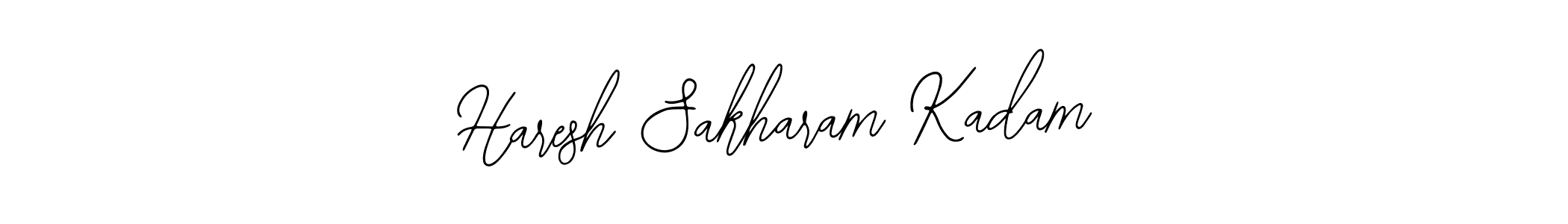 Bearetta-2O07w is a professional signature style that is perfect for those who want to add a touch of class to their signature. It is also a great choice for those who want to make their signature more unique. Get Haresh Sakharam Kadam name to fancy signature for free. Haresh Sakharam Kadam signature style 12 images and pictures png