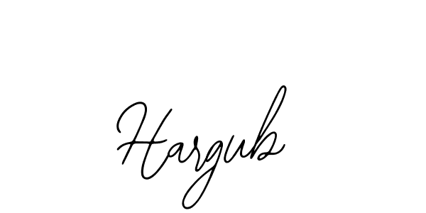 if you are searching for the best signature style for your name Hargub. so please give up your signature search. here we have designed multiple signature styles  using Bearetta-2O07w. Hargub signature style 12 images and pictures png