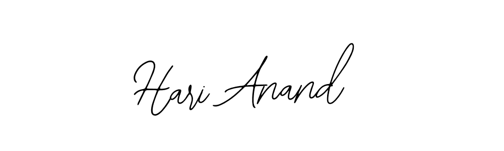 Use a signature maker to create a handwritten signature online. With this signature software, you can design (Bearetta-2O07w) your own signature for name Hari Anand. Hari Anand signature style 12 images and pictures png