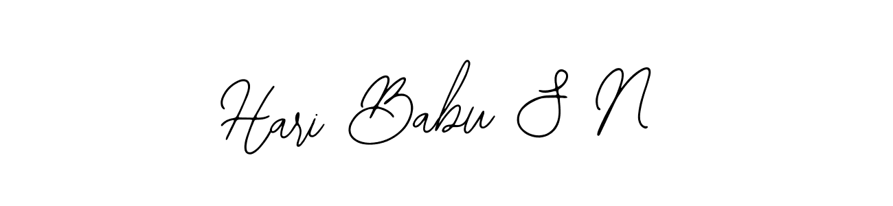 Make a beautiful signature design for name Hari Babu S N. With this signature (Bearetta-2O07w) style, you can create a handwritten signature for free. Hari Babu S N signature style 12 images and pictures png