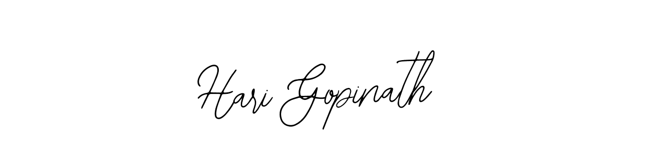 How to make Hari Gopinath name signature. Use Bearetta-2O07w style for creating short signs online. This is the latest handwritten sign. Hari Gopinath signature style 12 images and pictures png