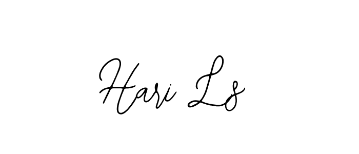 How to make Hari Ls signature? Bearetta-2O07w is a professional autograph style. Create handwritten signature for Hari Ls name. Hari Ls signature style 12 images and pictures png