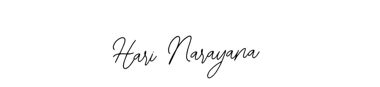You should practise on your own different ways (Bearetta-2O07w) to write your name (Hari Narayana) in signature. don't let someone else do it for you. Hari Narayana signature style 12 images and pictures png