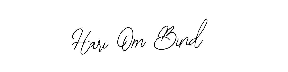 How to make Hari Om Bind signature? Bearetta-2O07w is a professional autograph style. Create handwritten signature for Hari Om Bind name. Hari Om Bind signature style 12 images and pictures png